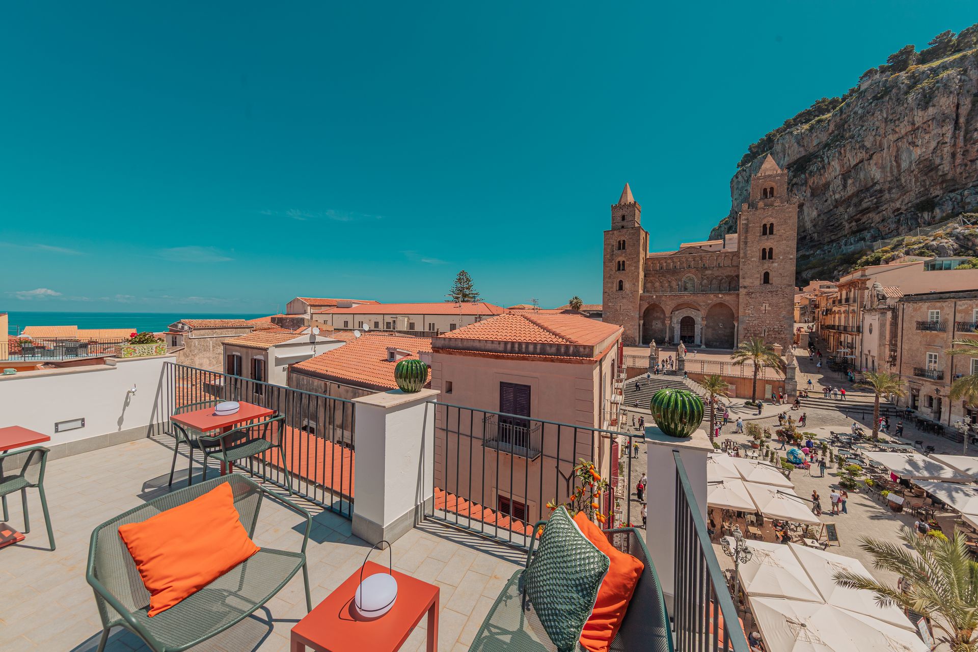 Rooftop terrace Cefalù - Palazzo Villelmi